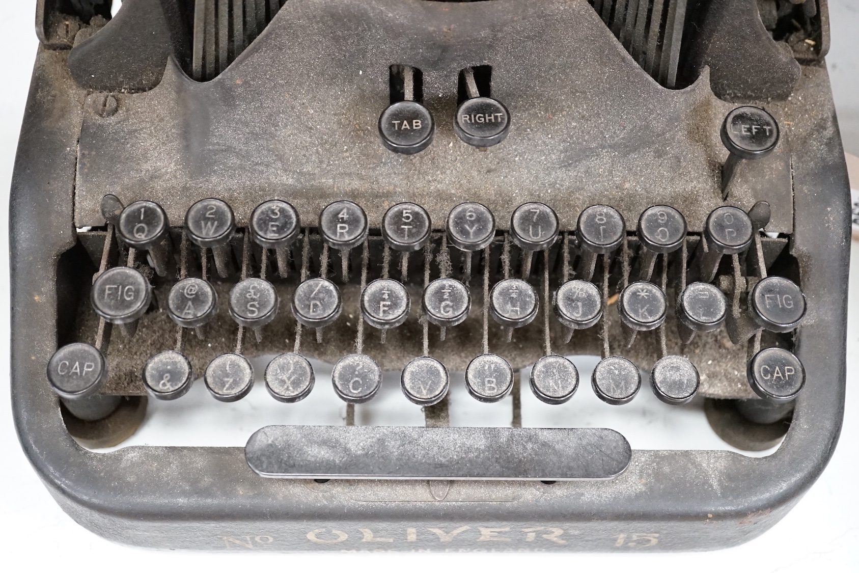 A vintage Oliver typewriter